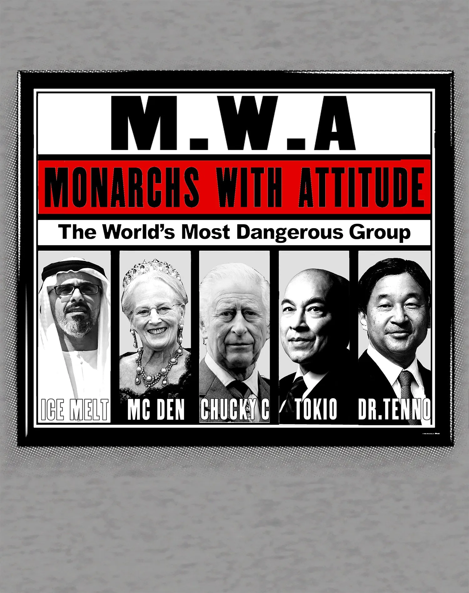 Urban Attitude Kings Coronation 2023 MWA Monarchs with Attitude Men's T-shirt