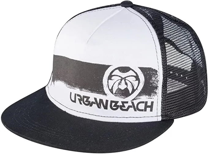 Urban Beach Child's Brush Stroke Trucker Cap Black