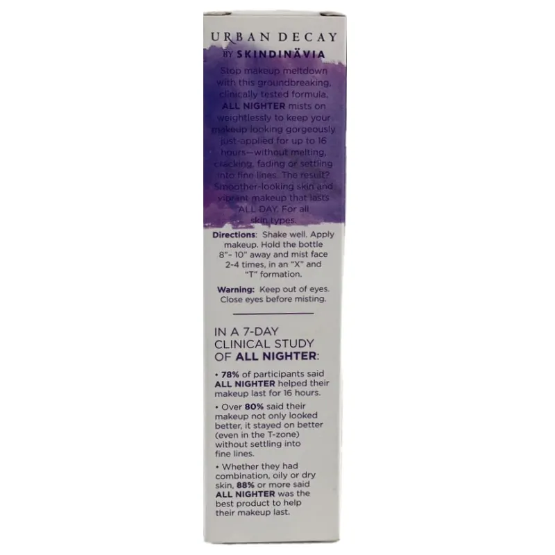 Urban Decay All Nighter Long Lasting Makeup Setting Spray 4 oz