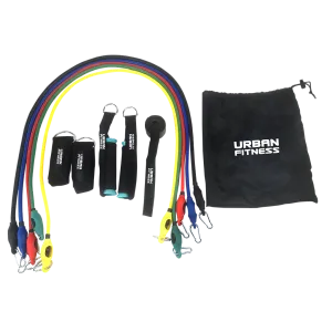 Urban Fitness 11pc Resistance Tube Set -DS