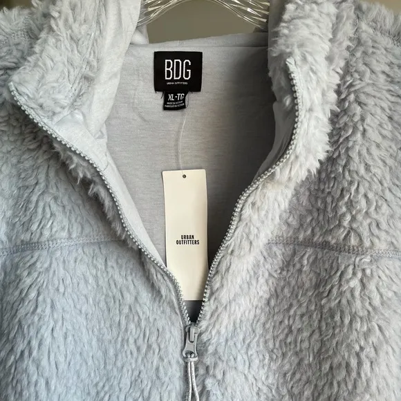 Urban Outfitters BDG Cropped Teddy Jacket