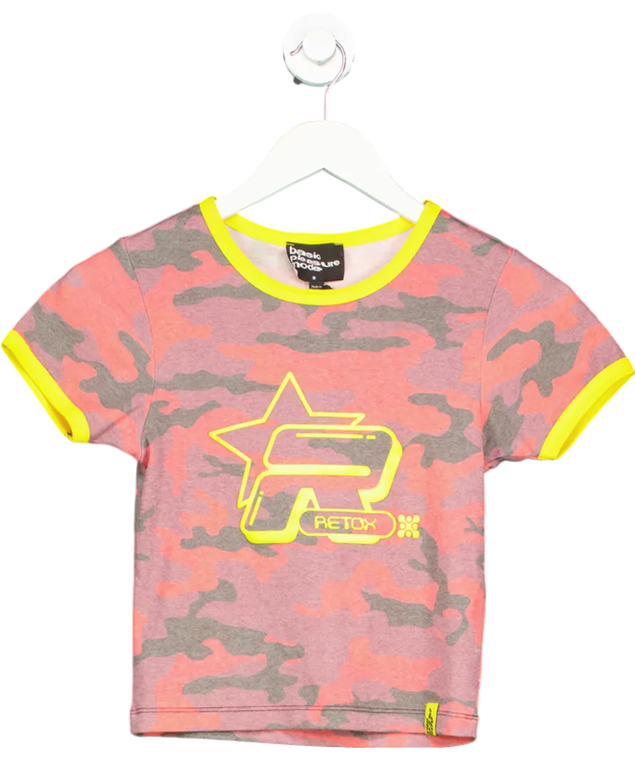 Urban Outfitters Red Redox Camo Logo Tee UK S