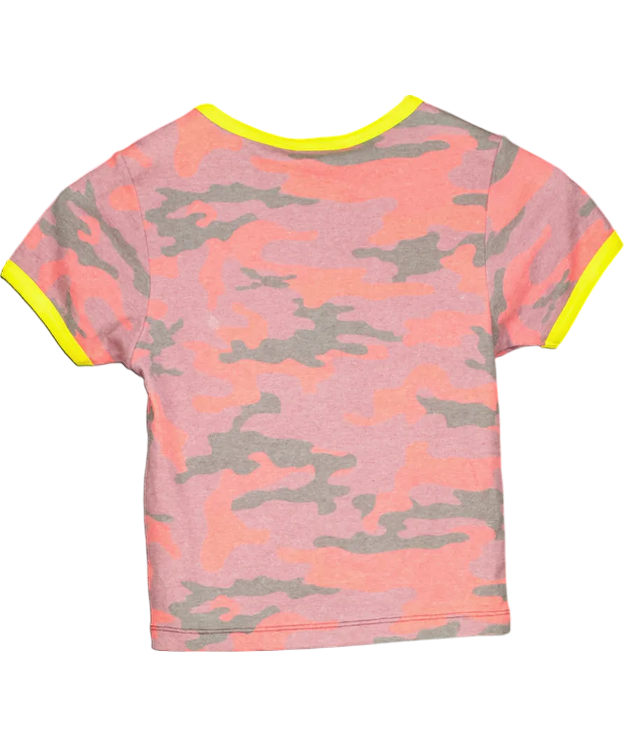 Urban Outfitters Red Redox Camo Logo Tee UK S