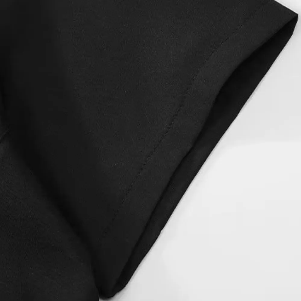 Urban Plain Collar Short Sleeve Shirt