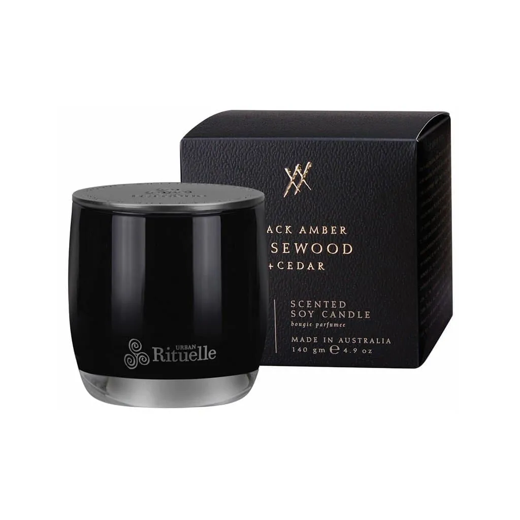 Urban Rituelle - Alchemy - Candle 140g - Black Amber, Rosewood & Cedar