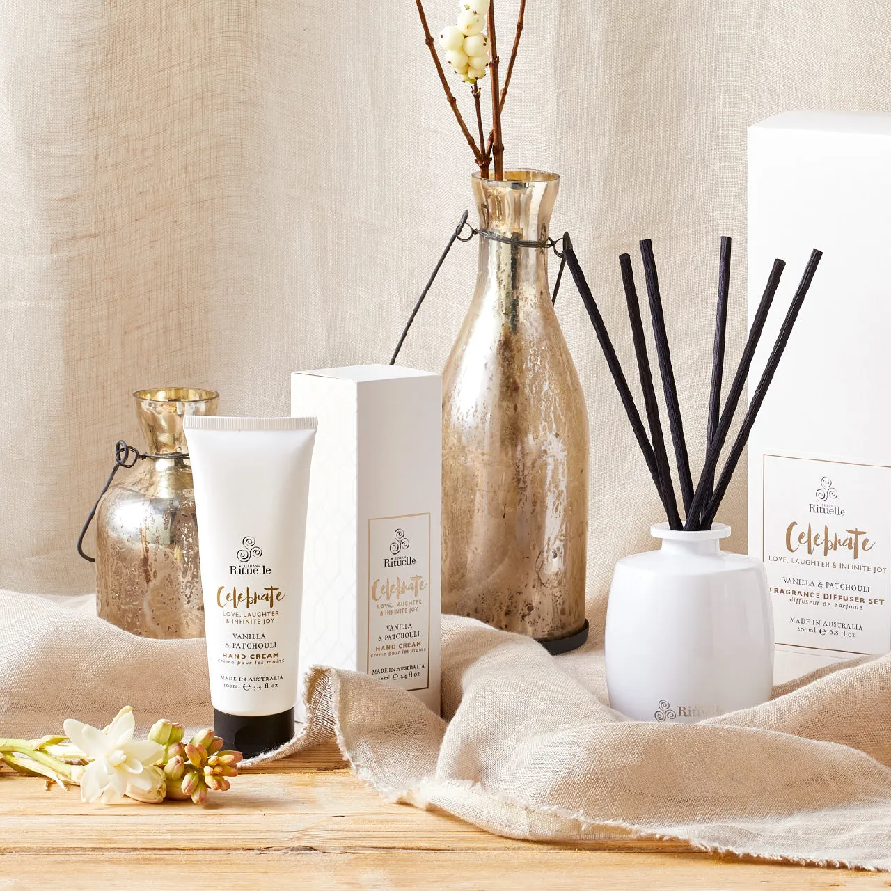 Urban Rituelle Scented Offerings Celebrate • Vanilla & Patchouli Nurturing Hamper