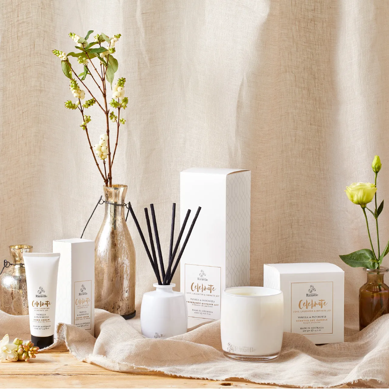 Urban Rituelle Scented Offerings Celebrate • Vanilla & Patchouli Nurturing Hamper