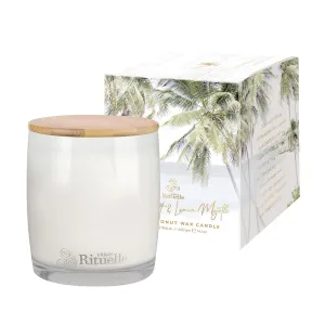 Urban Rituelle Summer Holiday Sea Salt & Lemon Myrtle Scented Soy Candle - 400gm