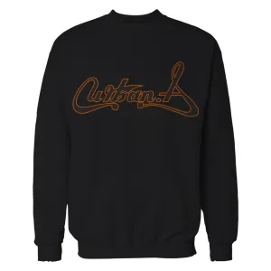 US Brand X Future Retro Urban Attitude Logo Official Men's Sweatshirt (Black)
