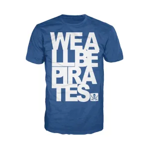 US Brand X Sci Funk We be Pirates Official Men's T-Shirt (Blue)