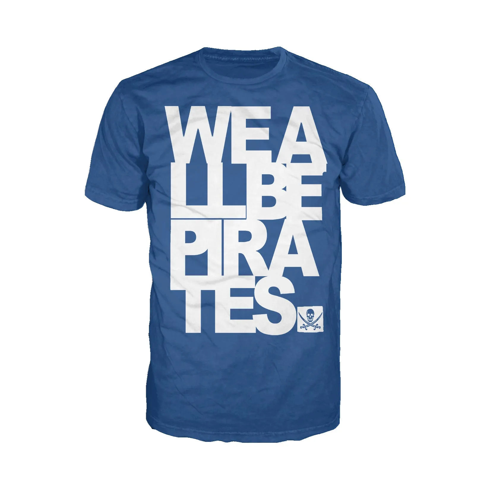 US Brand X Sci Funk We be Pirates Official Men's T-Shirt (Blue)