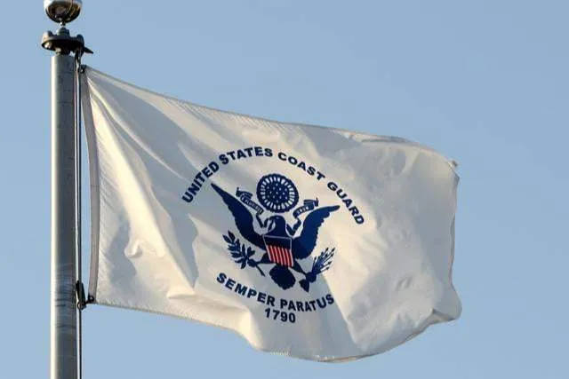 U.S Coast Guard Flag With Grommets 3 X 5 Feet