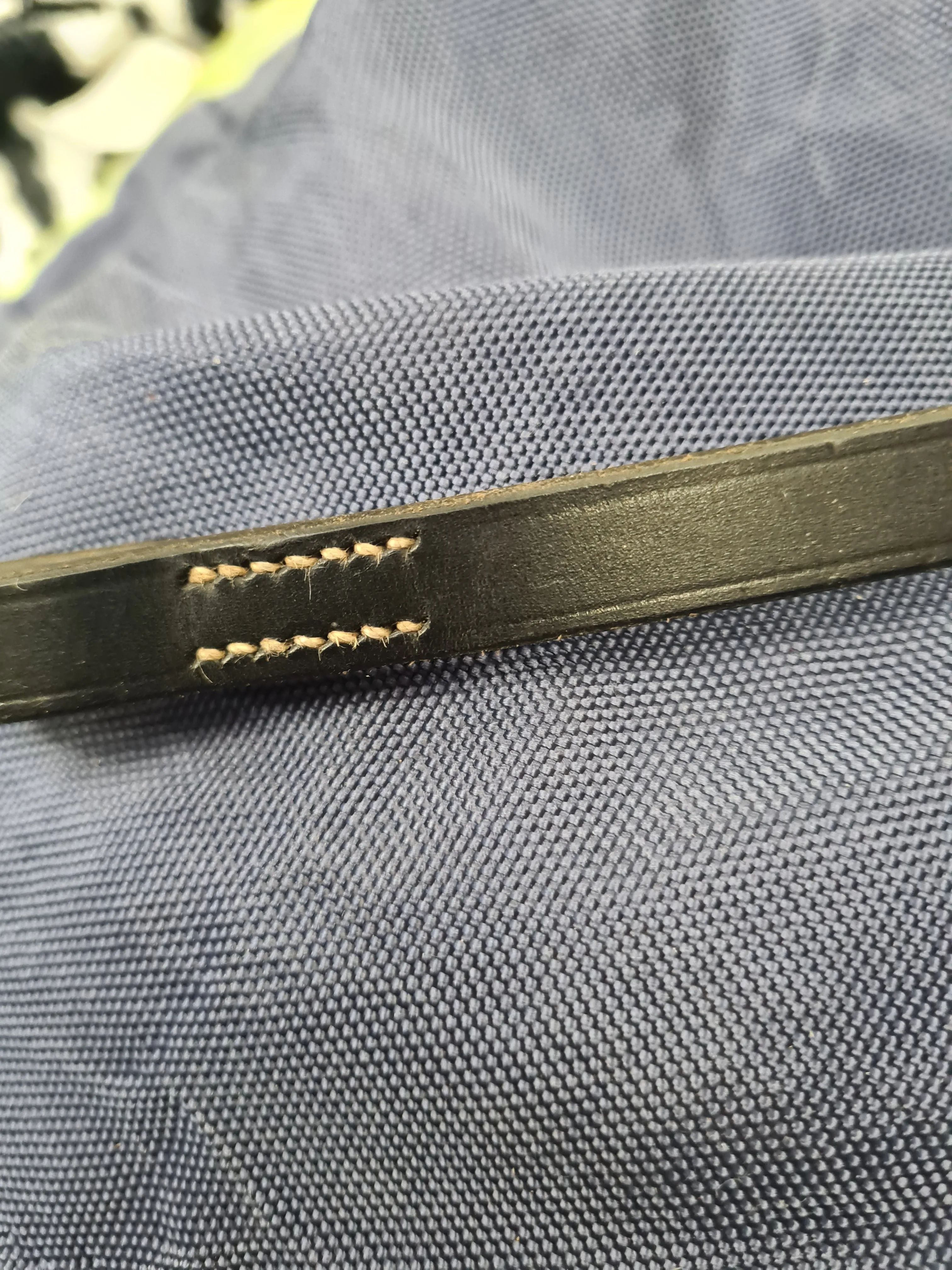 Used black leather cob size brow band FREE POSTAGE ✅