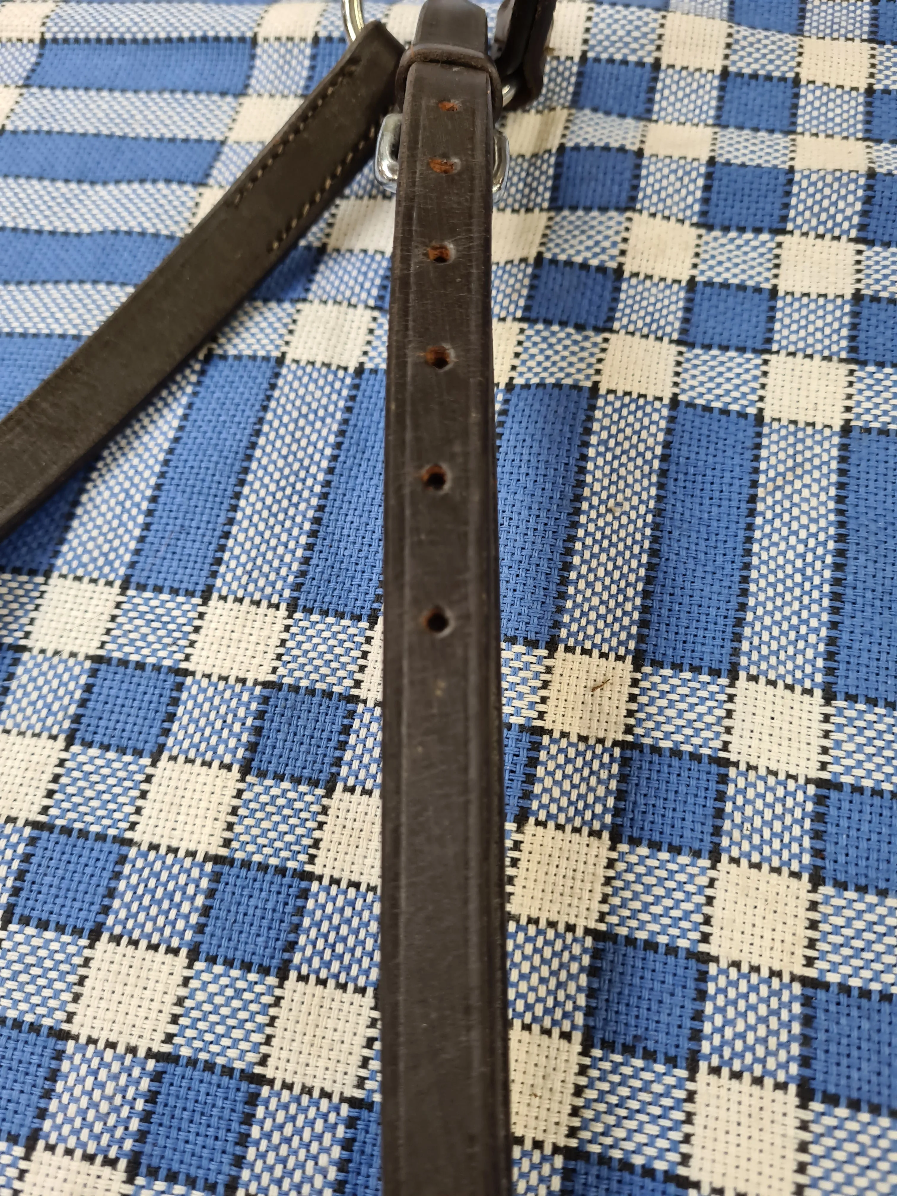 Used brown leather full size breastplate FREE POSTAGE🟢