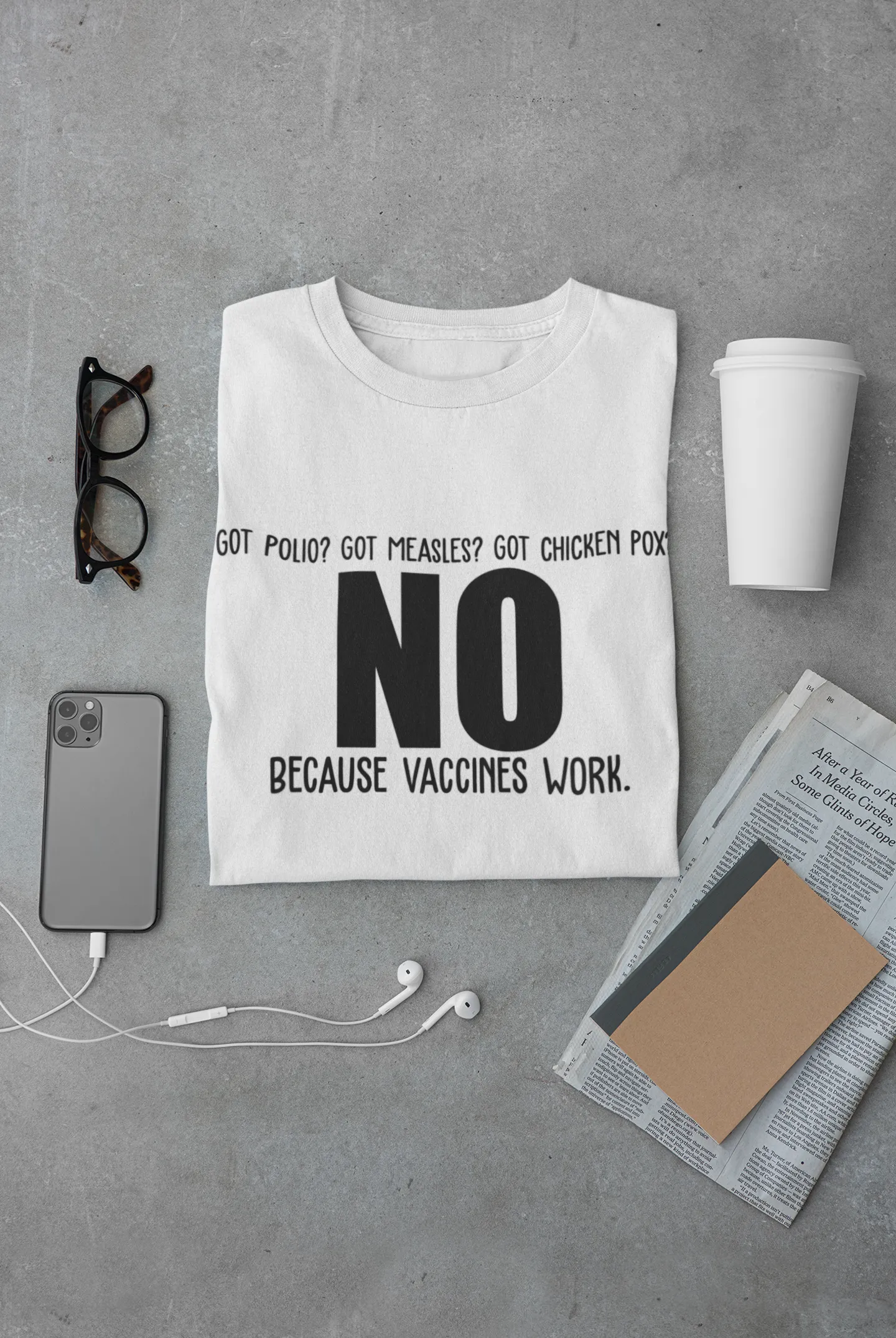 Vaccines Work Statement Tee