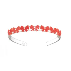 VAL25 - Bows Mini Red Headband