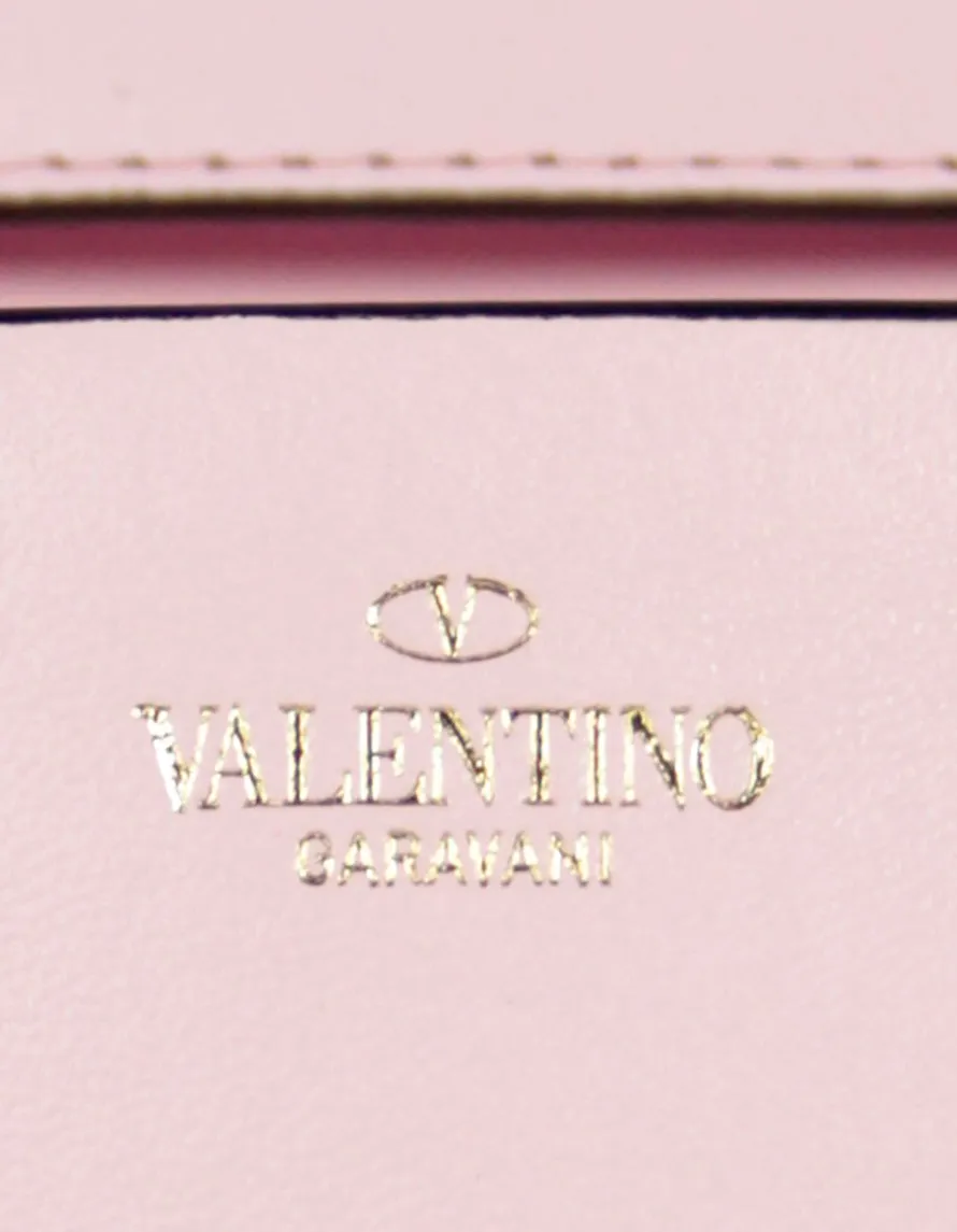 Valentino Pink Atelier Rose 03 Edition Leather Rose Small Crossbody Bag