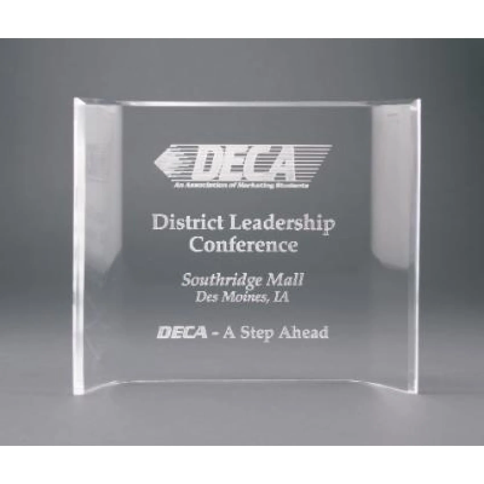 Value Acrylic Crescent Award