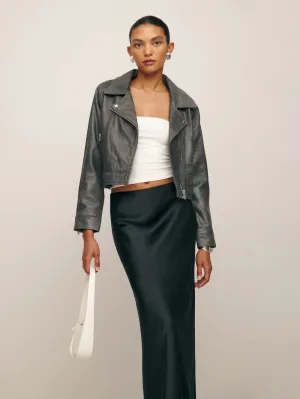 Veda x Ref Hoyt Distressed Leather Moto Highway