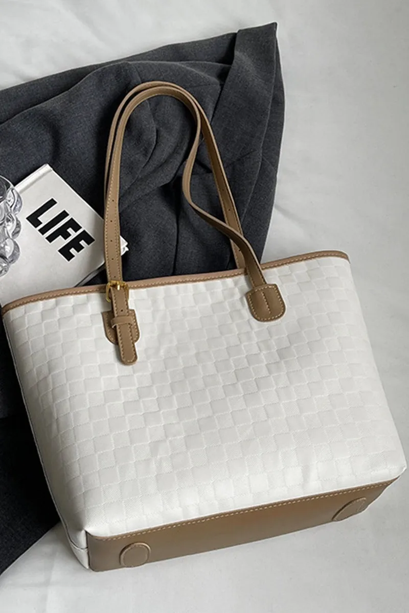 Vegan Leather Large Tote