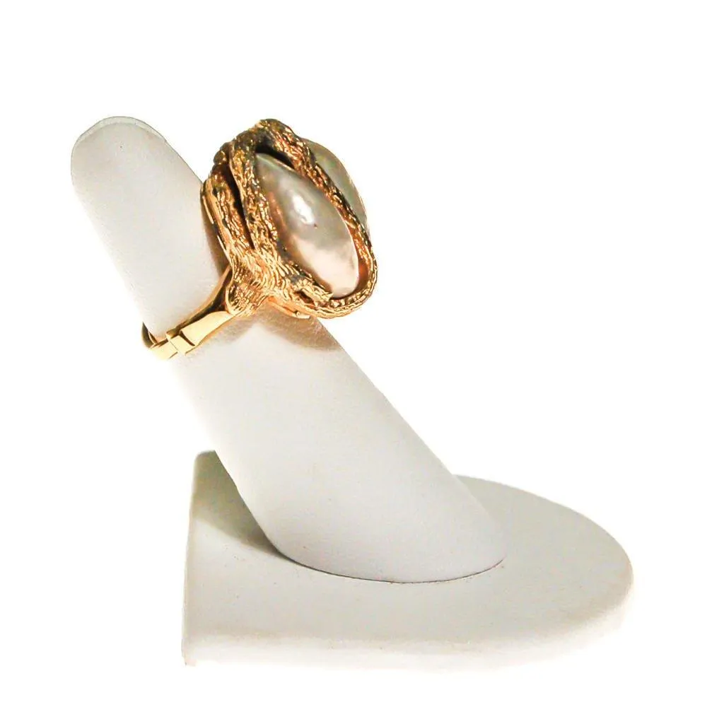 Vendome Swirled Pearl Statement Ring