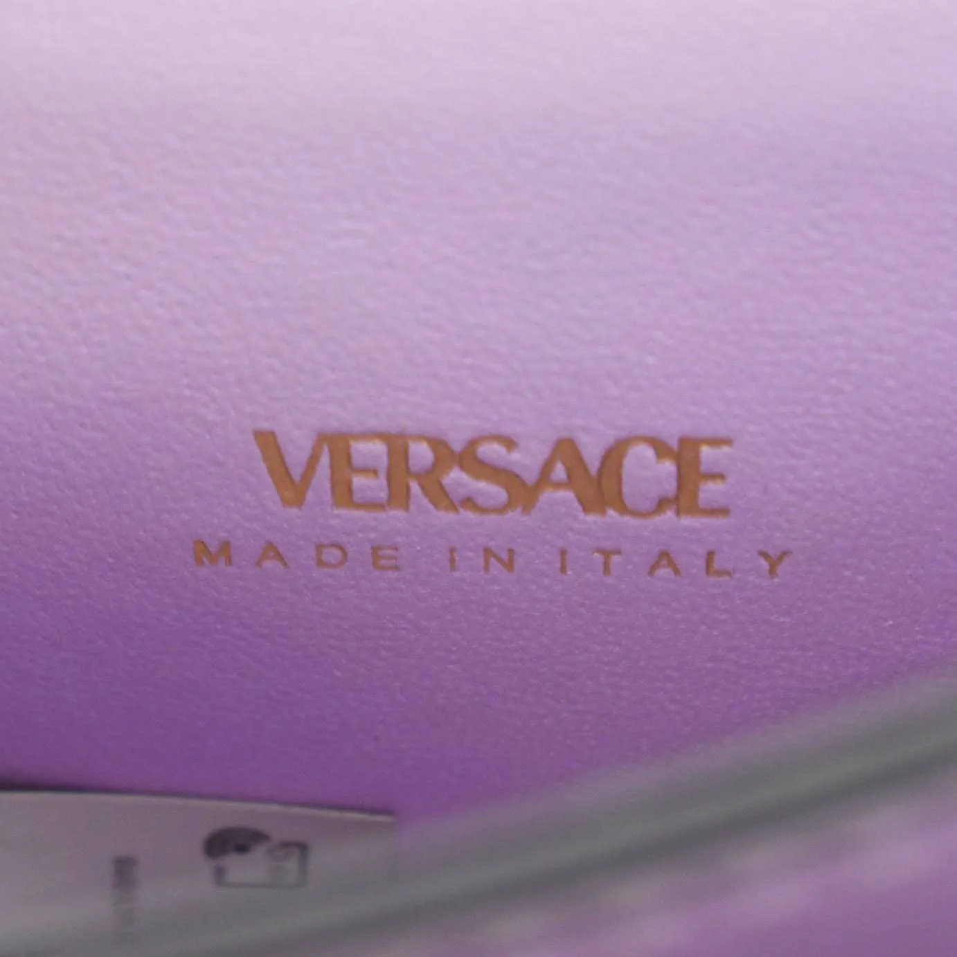 VERSACE La Medusa Small Leather Shoulder Bag Pink