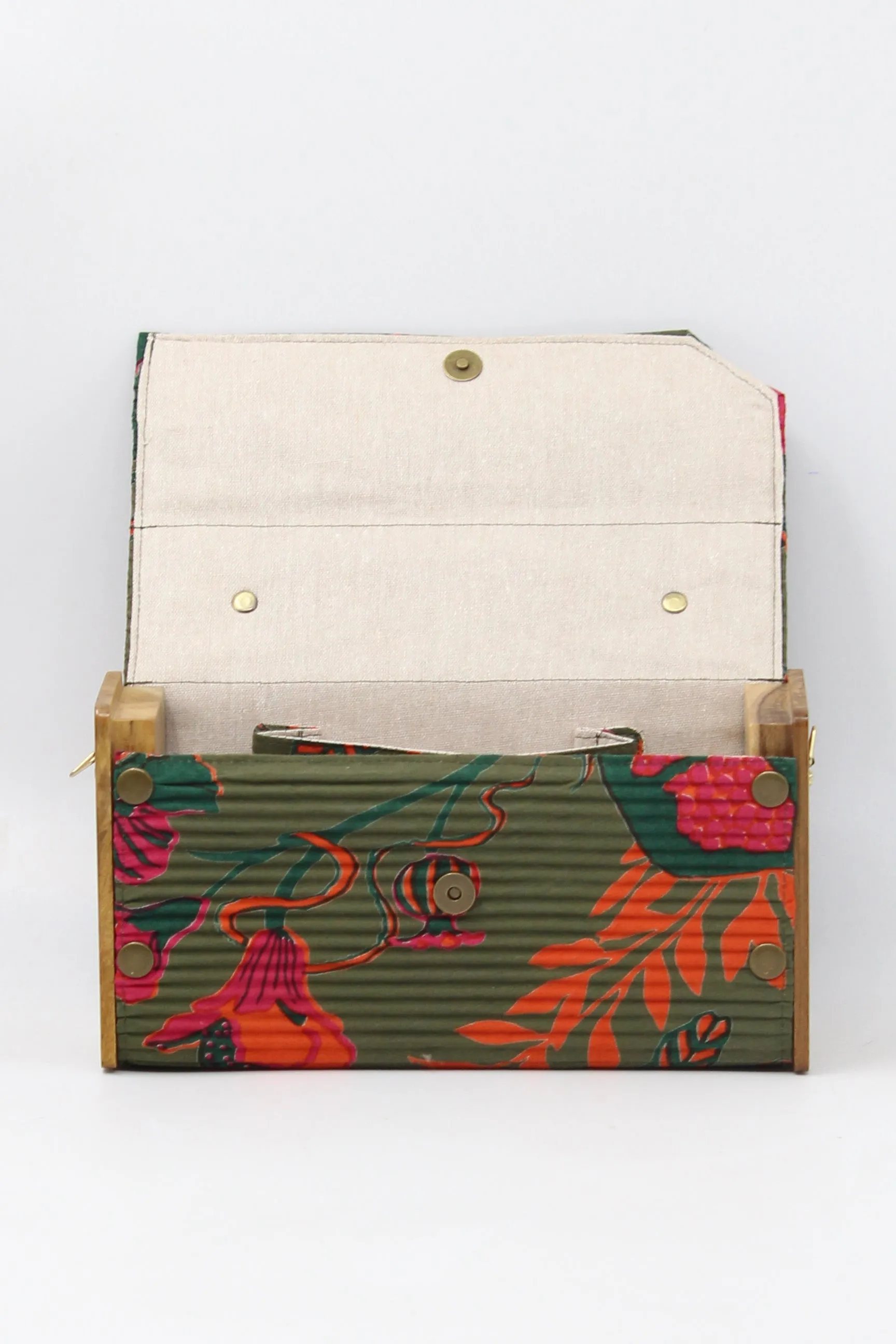 Vintage Blossom 4 in 1 Box clutch #2