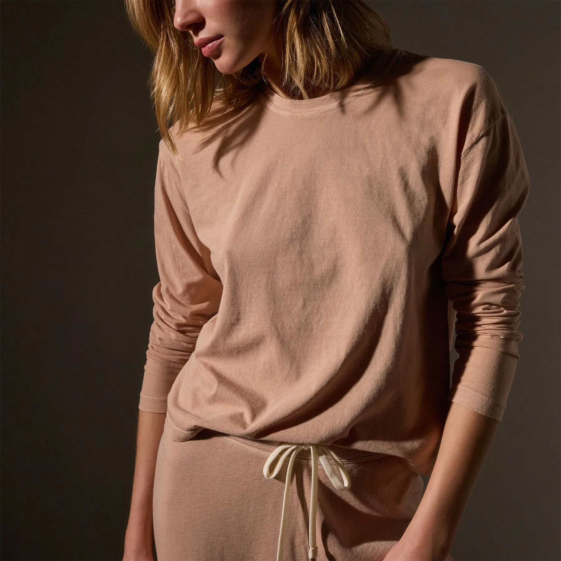 Vintage Boxy Tee - Rose Nude Pigment