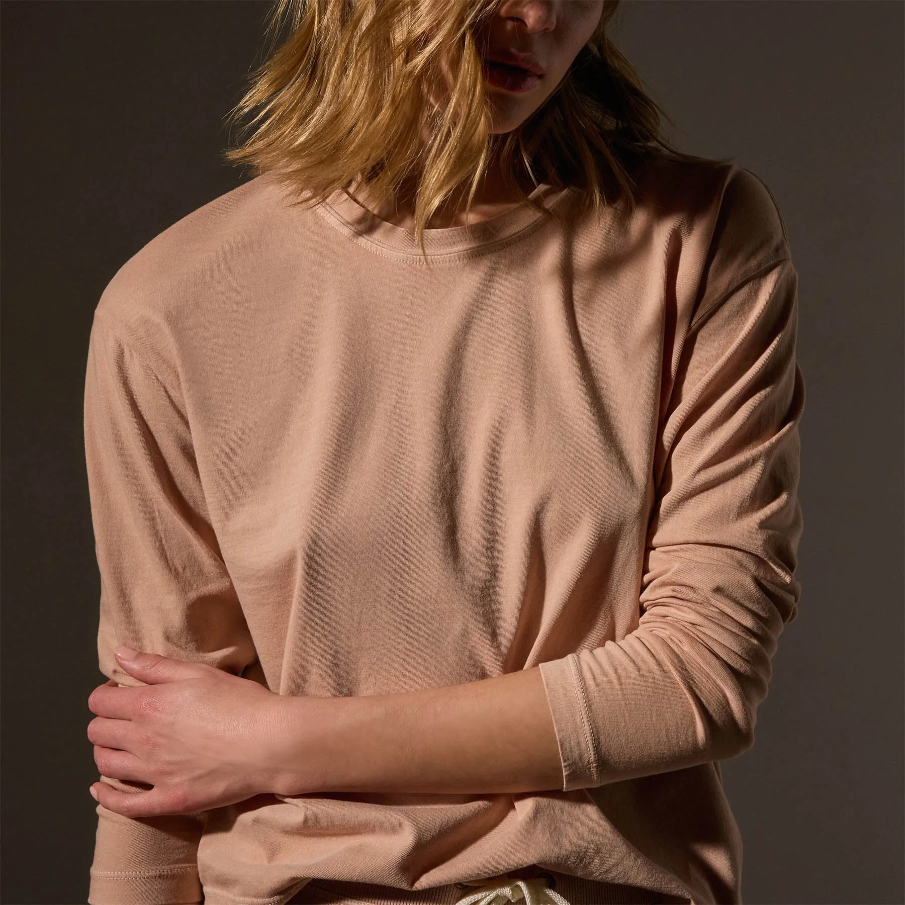 Vintage Boxy Tee - Rose Nude Pigment