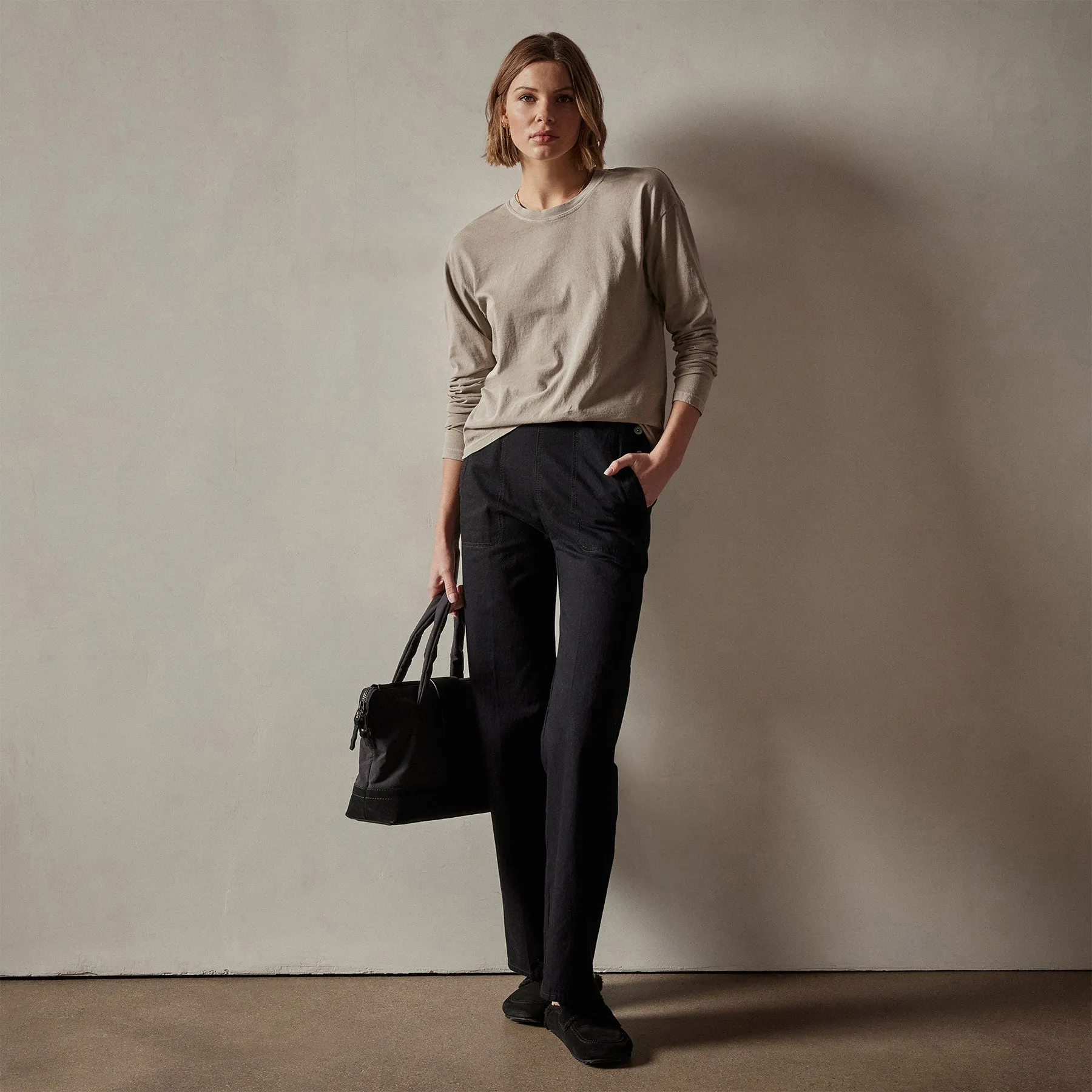 Vintage Boxy Tee - Toast Pigment