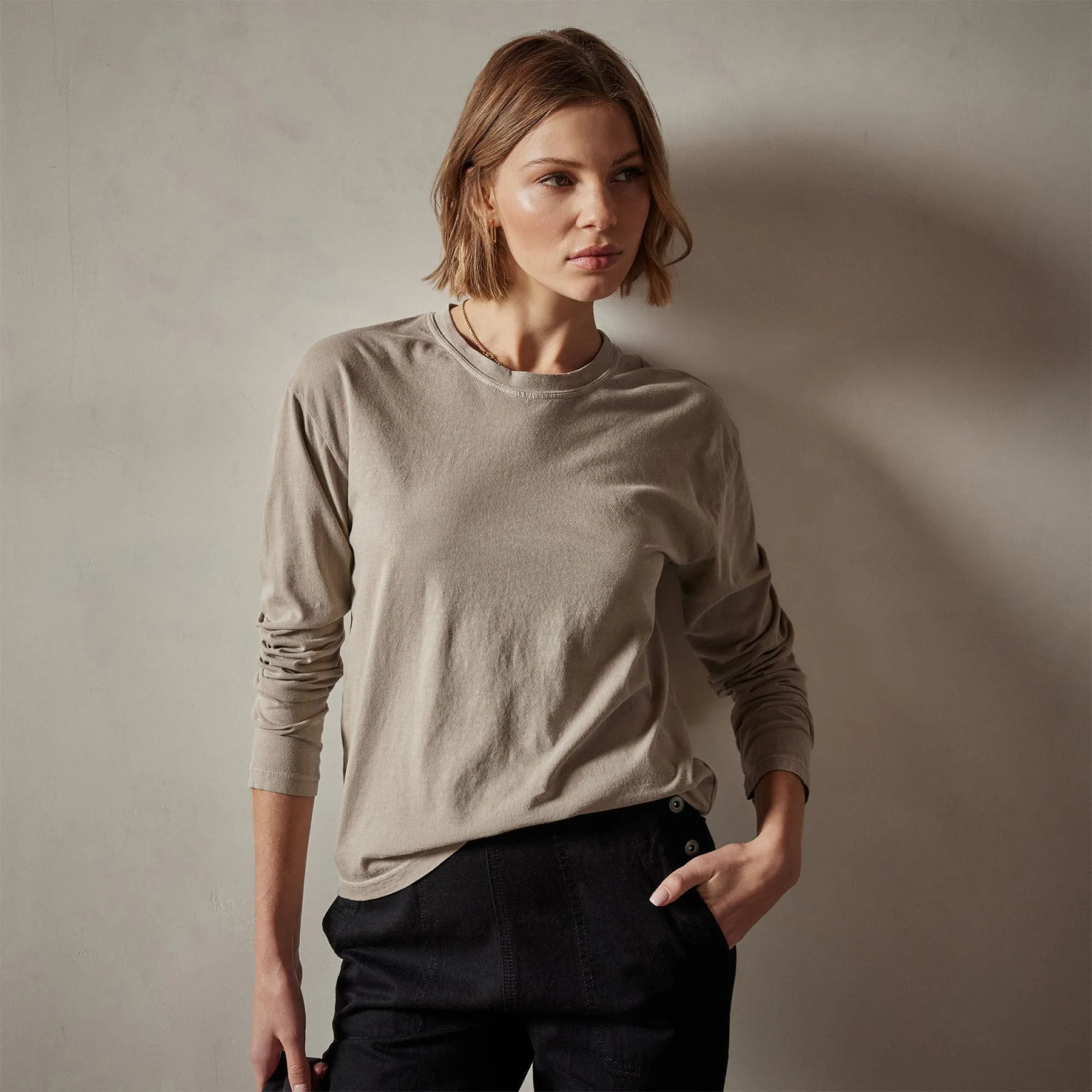 Vintage Boxy Tee - Toast Pigment