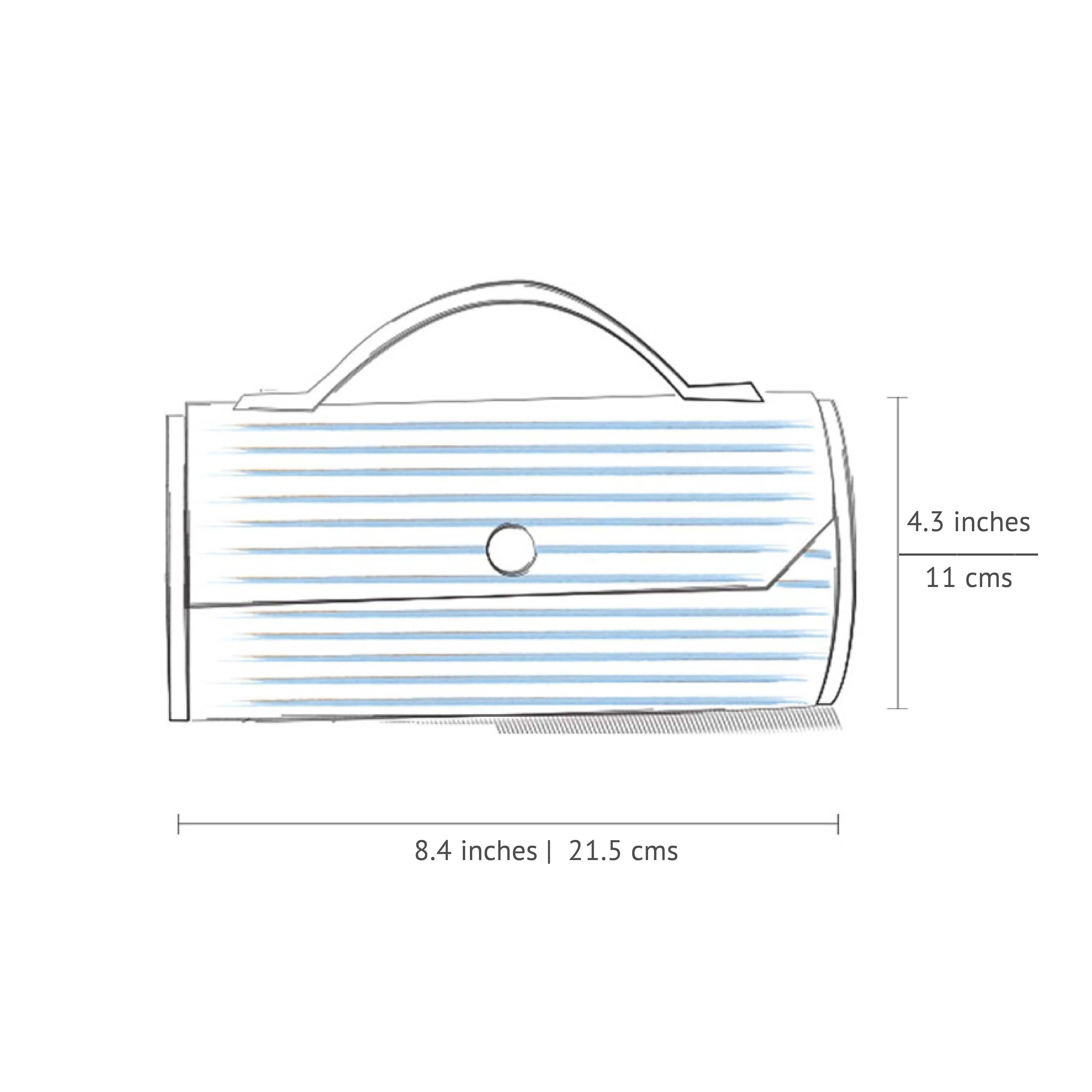 Vintage Garden 3 in 1 Round clutch #8