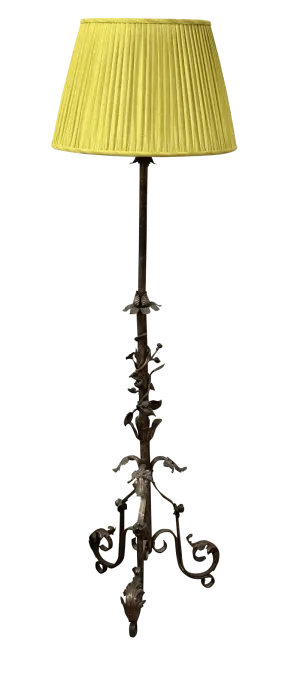 Vintage Italian Tole Floor Lamp