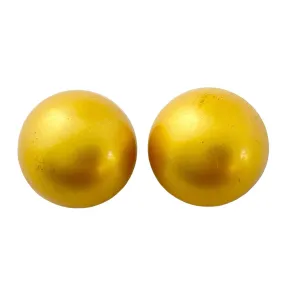 Vintage Yellow Statement Earrings