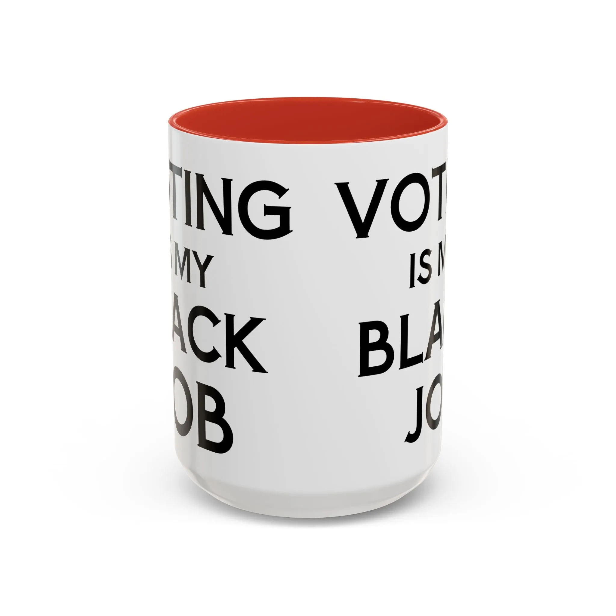 Voting is my Black Job Mug