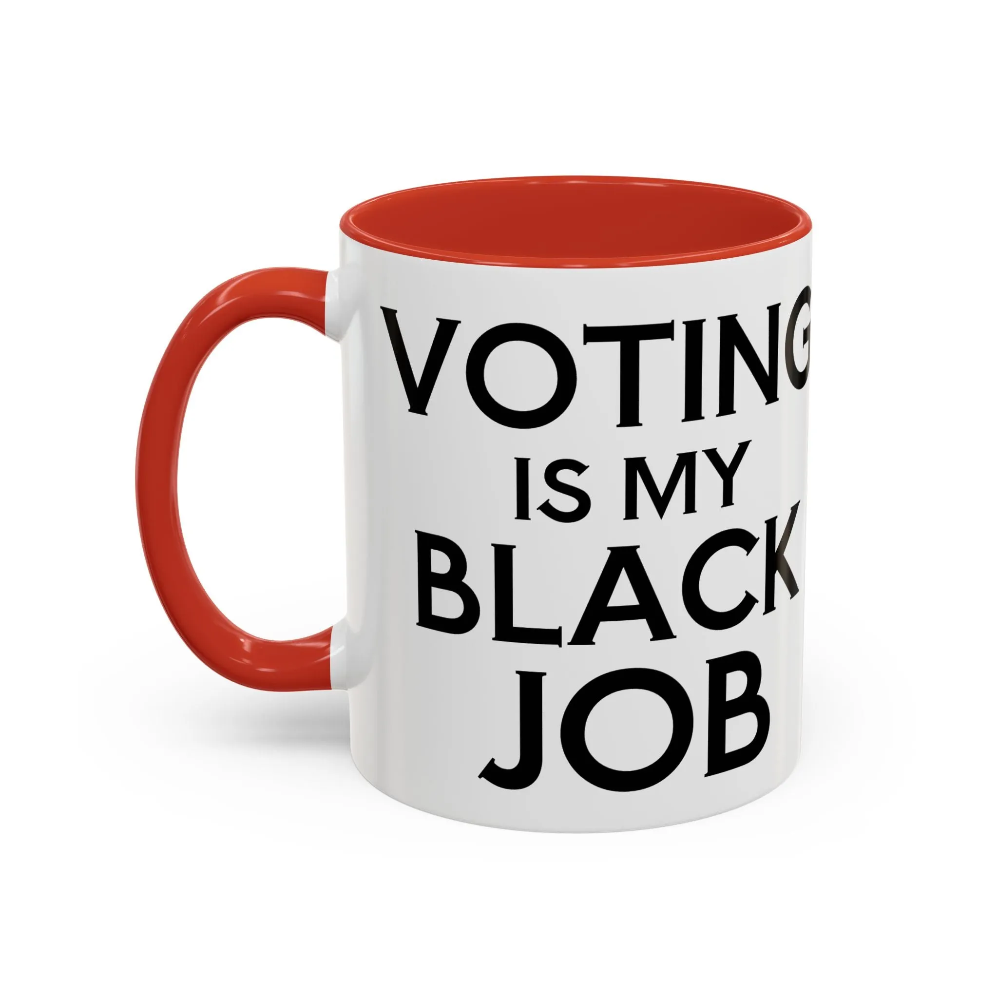 Voting is my Black Job Mug