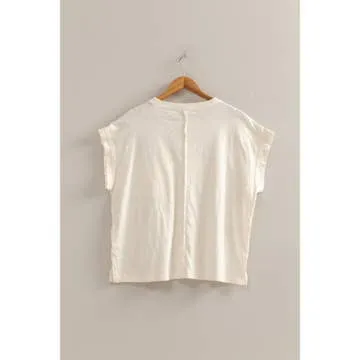 Washed Boxy Crop Tee