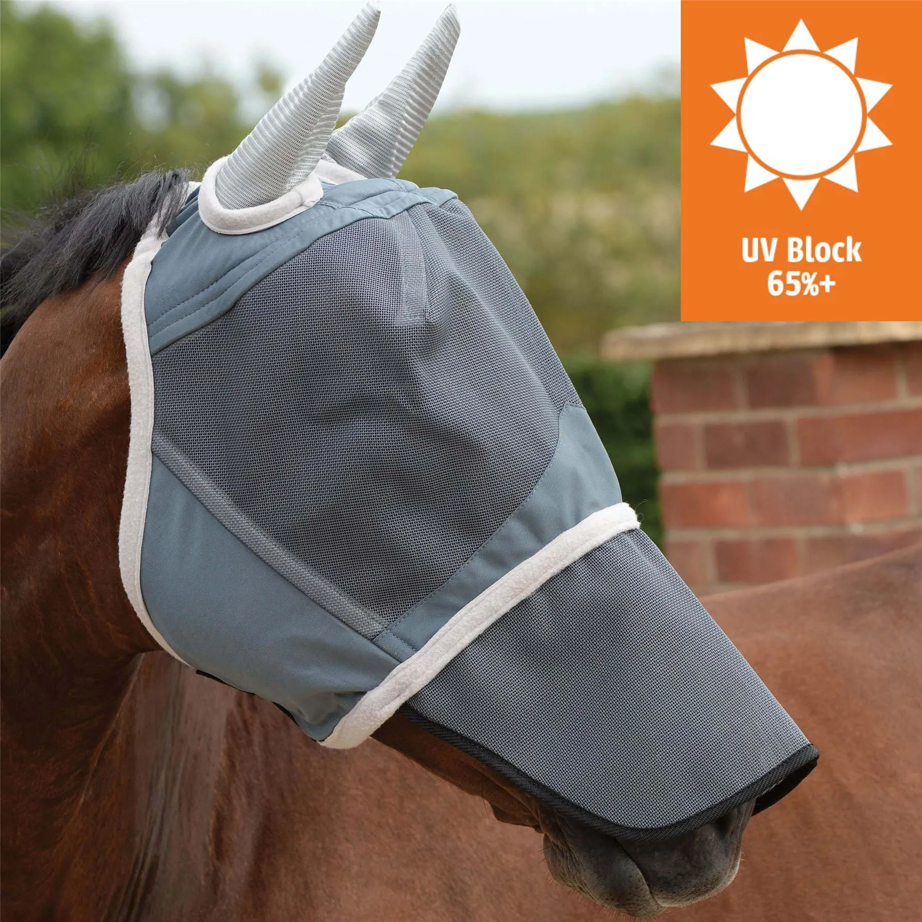 Weatherbeeta Deluxe Fly Mask With Nose