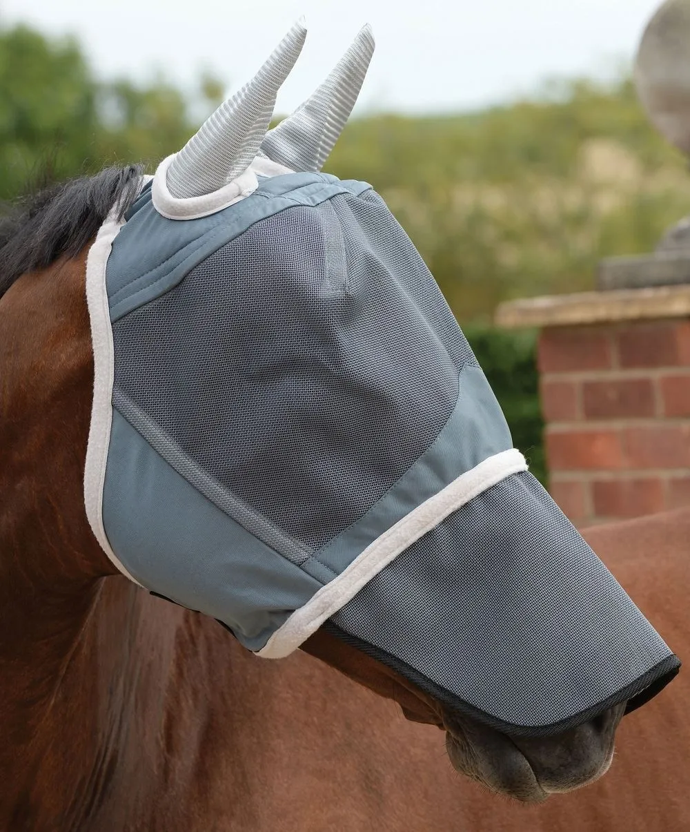 Weatherbeeta Deluxe Fly Mask With Nose