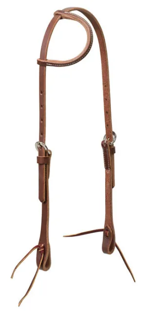 Weaver 1-Ear Skirt Leather Headstall