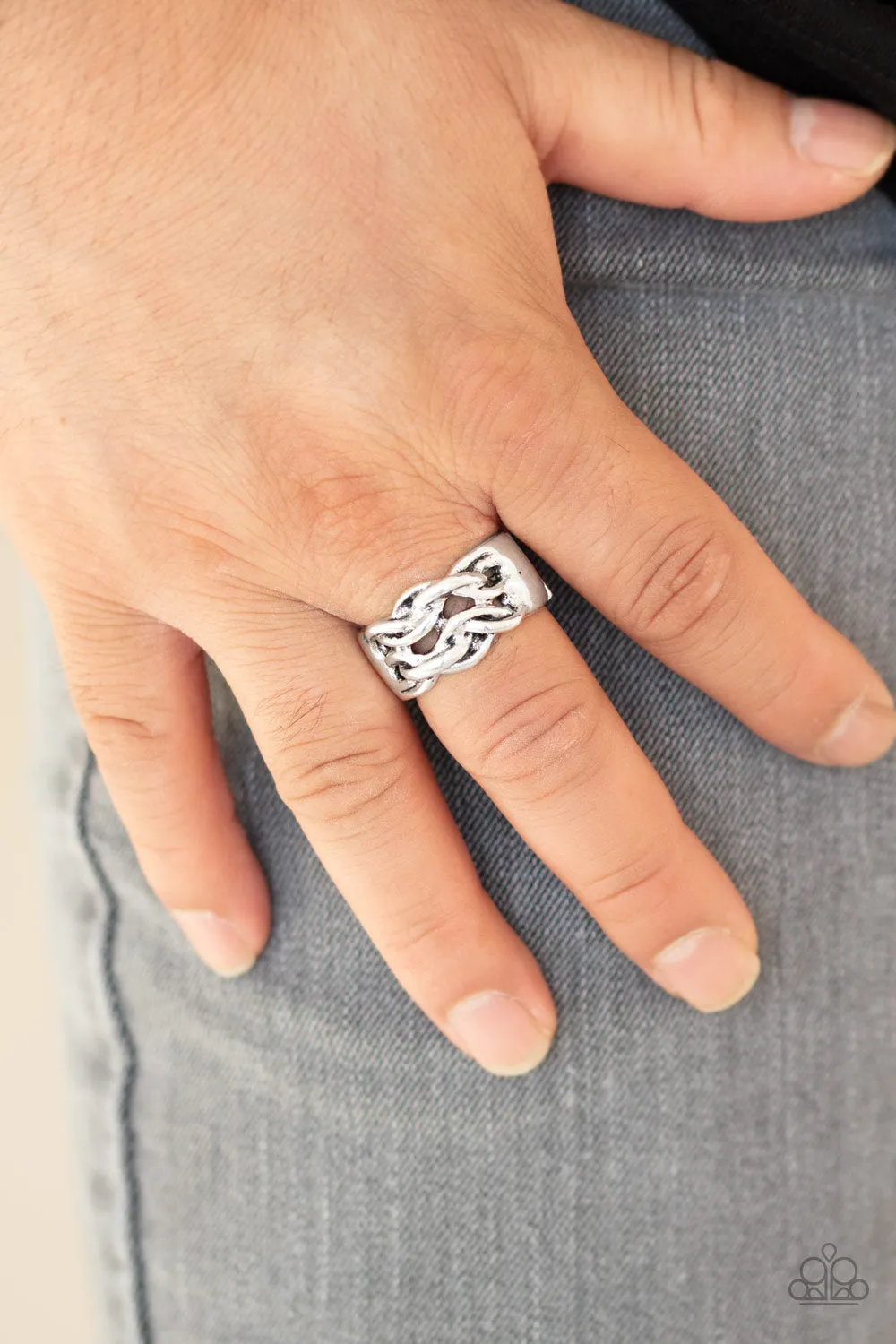 Well-Oiled Machine - Silver Men's Ring