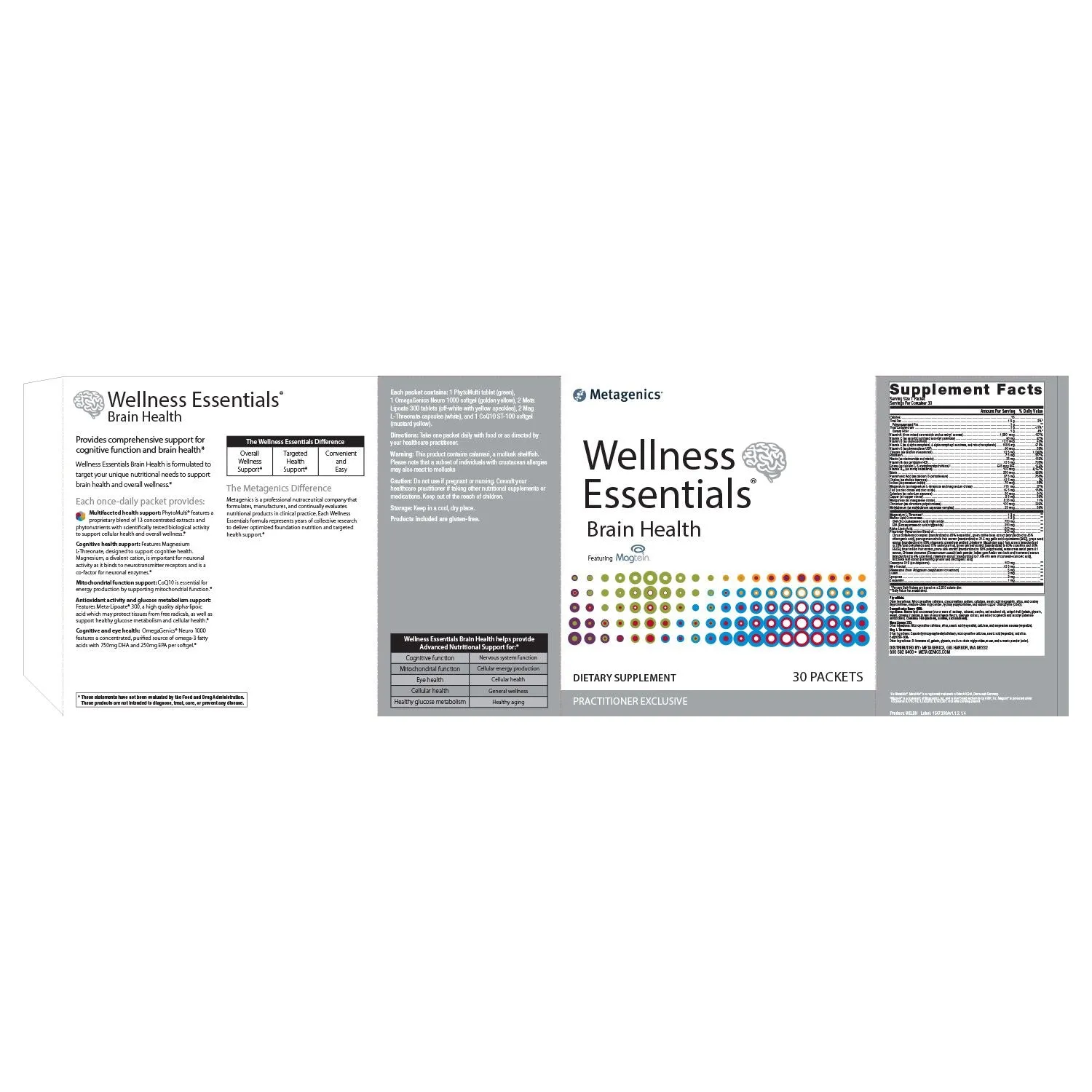 Wellness Essentials Brain Health <br>Provides comprehensive support for cognitive function and brain health*
