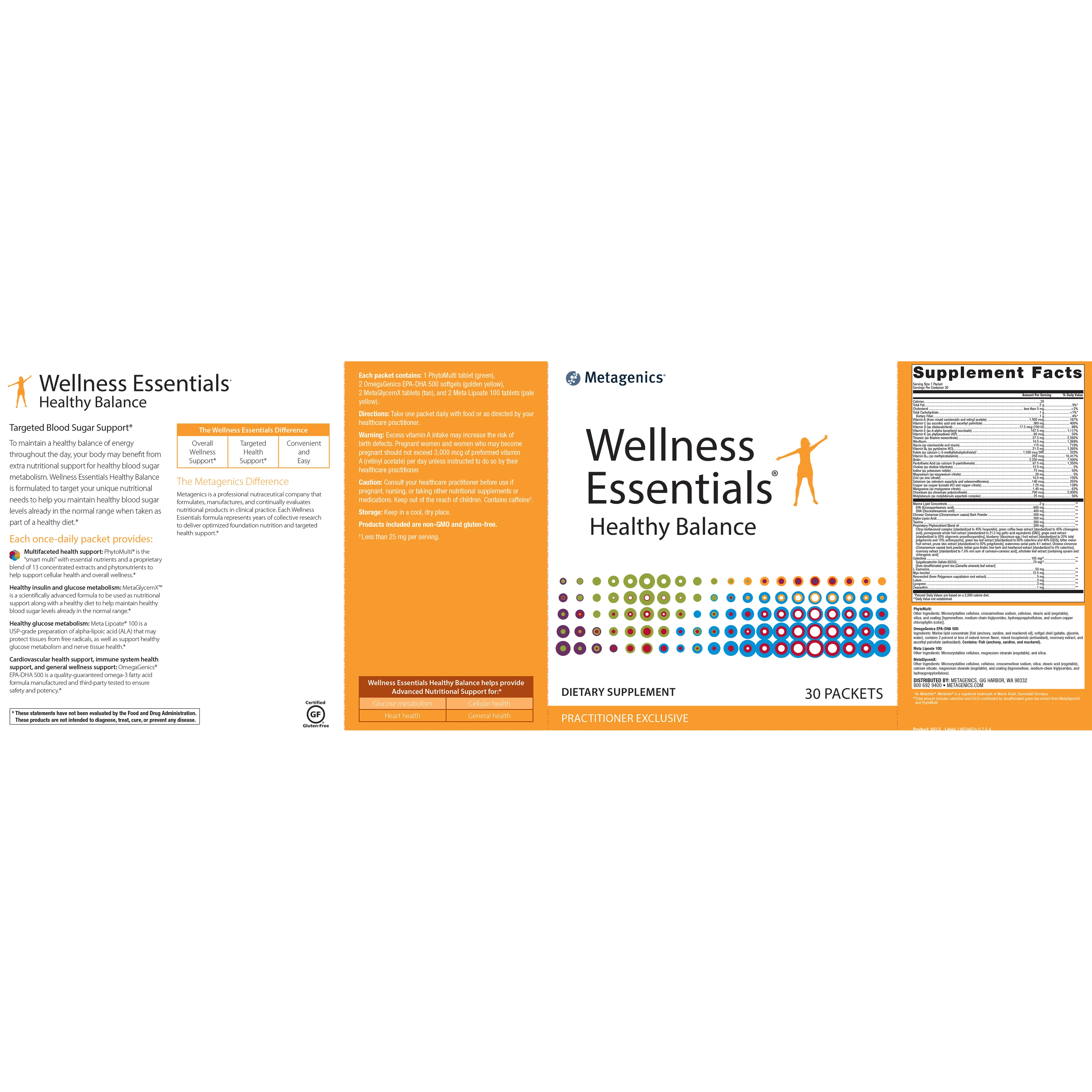 Wellness Essentials® Healthy Balance <br>Targeted Blood Sugar Support*