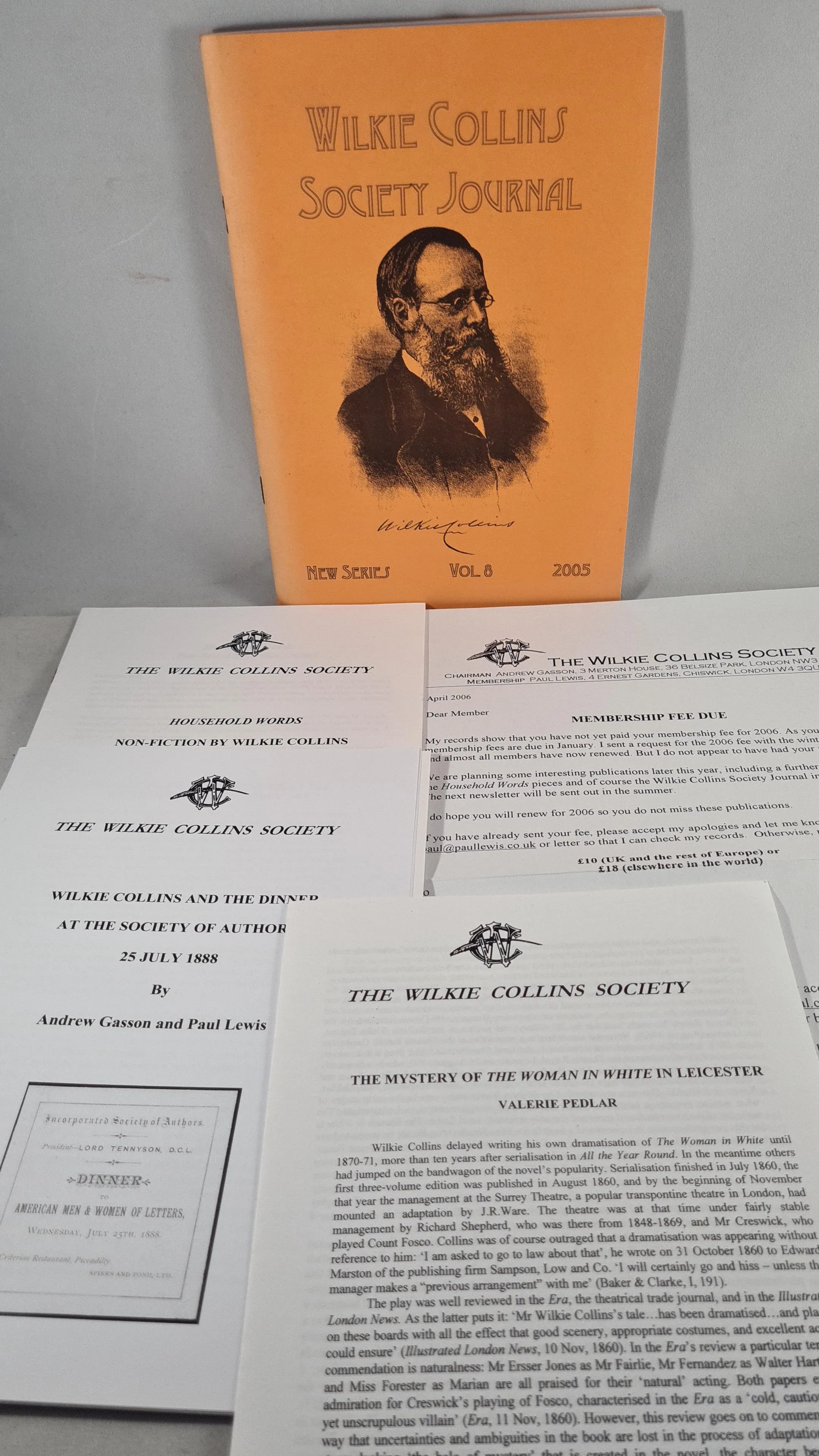 Wilkie Collins Society Journal 1999 & 2005