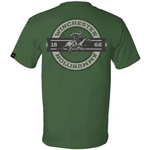 Winchester Legend - Rider Crest Banner - Short Sleeve T-Shirt - Made in USA