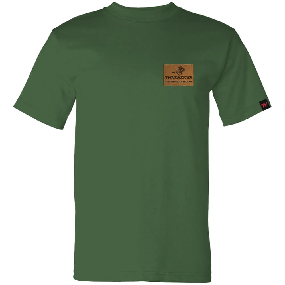 Winchester Legend - Rider Crest Banner - Short Sleeve T-Shirt - Made in USA