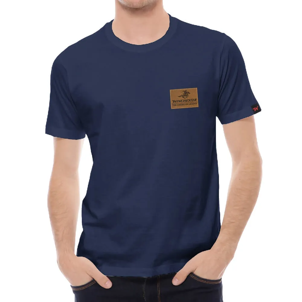 Winchester Legend - Rider Crest Banner - Short Sleeve T-Shirt - Made in USA