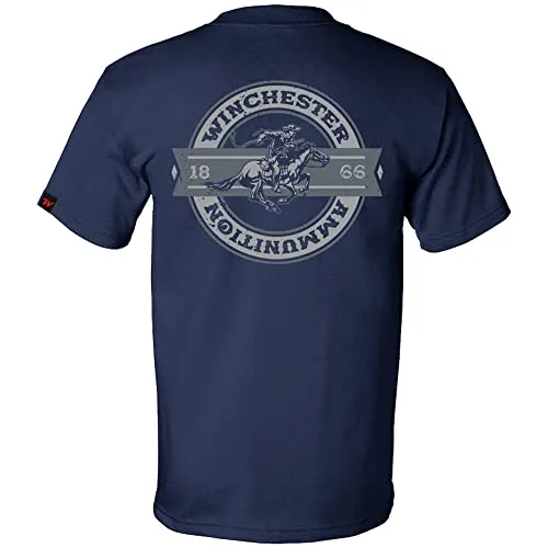 Winchester Legend - Rider Crest Banner - Short Sleeve T-Shirt - Made in USA