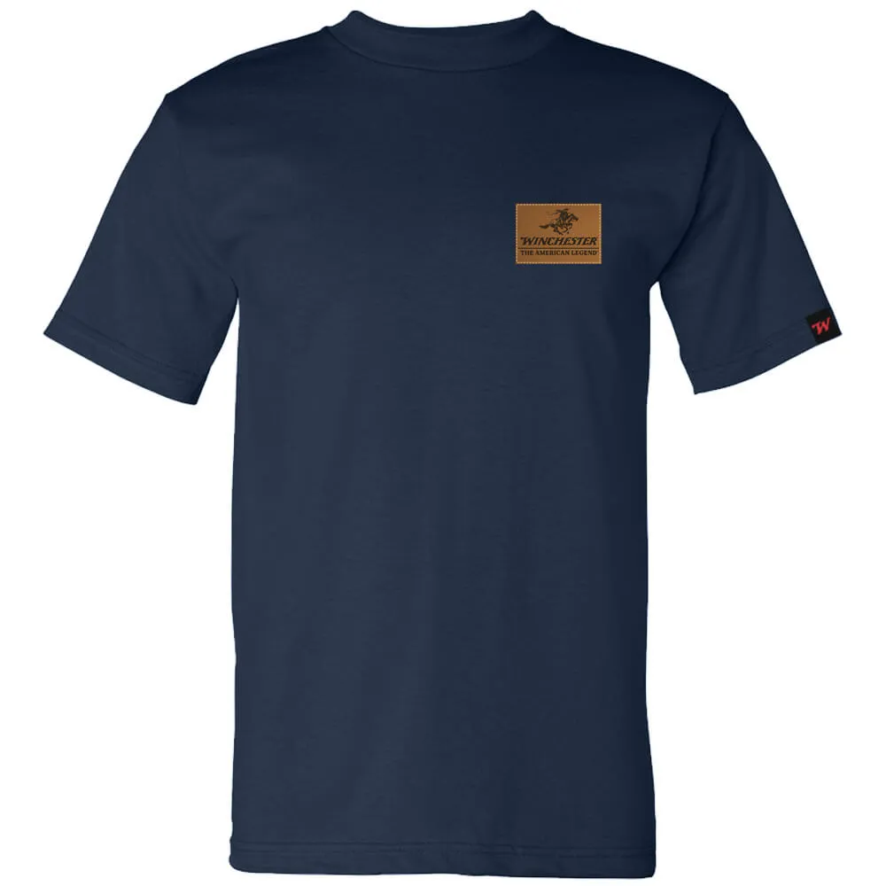 Winchester Legend - Rider Crest Banner - Short Sleeve T-Shirt - Made in USA