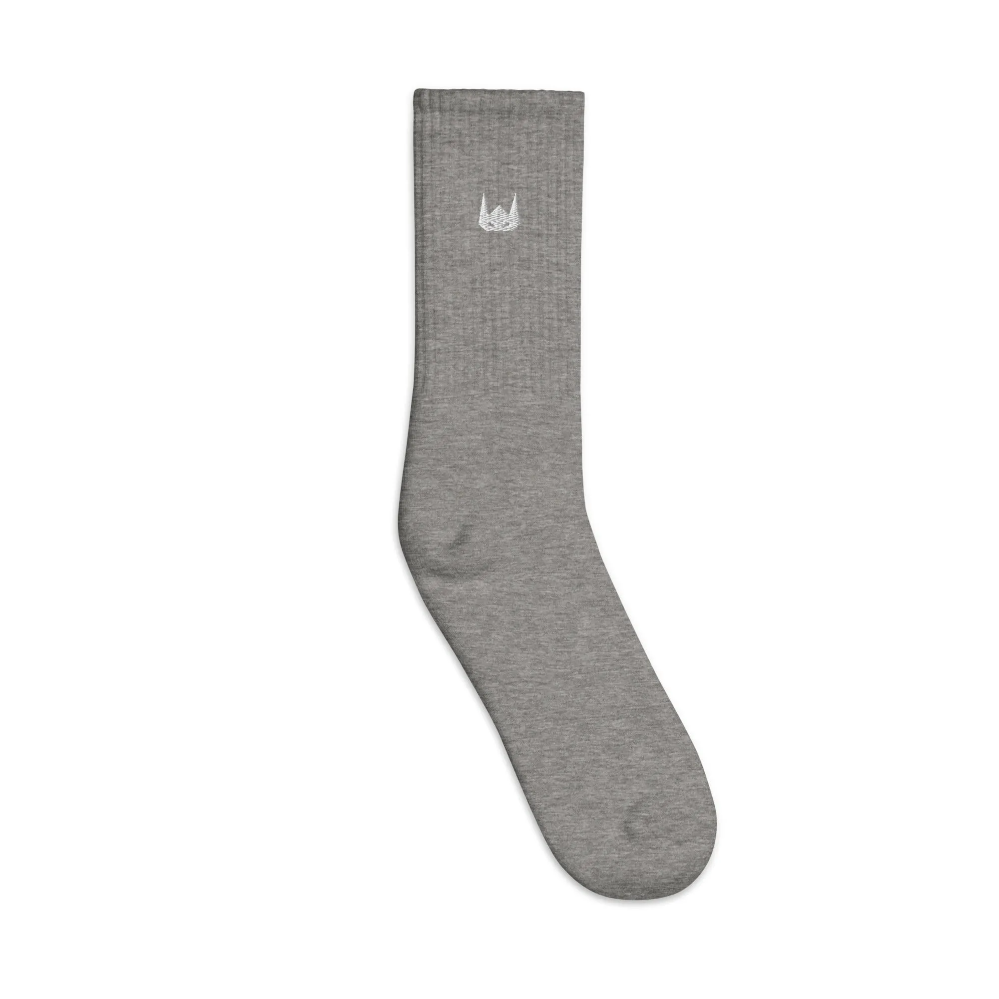 WOLFPACK UNLTD EMBROIDERED SOCKS | WHITE LOGO